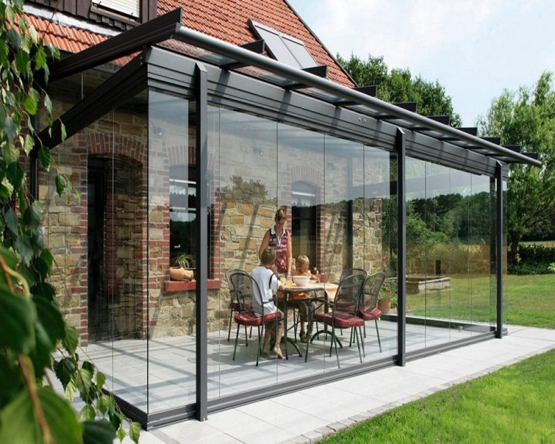 Şeffaf Kış Bahçesi